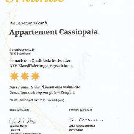 Cassiopaia In By Interhome * Baden-Baden